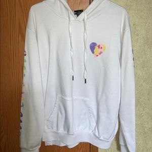 A Large white Hoodie